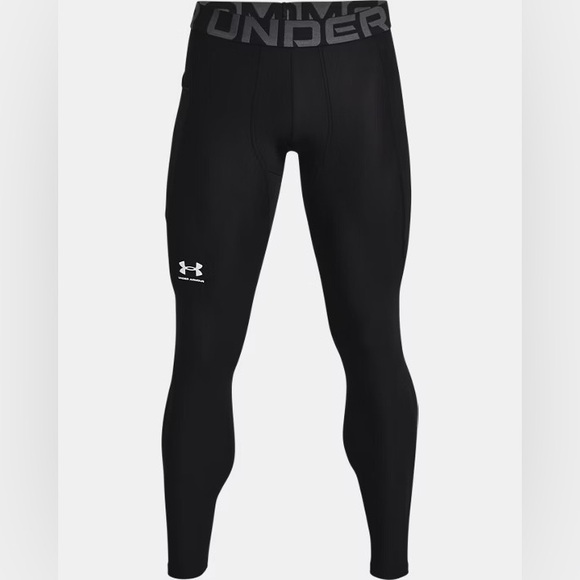 Under Armour • HeatGear Leggings • Black Men’s Medium NWT 🏋️‍♂️✨ - Picture 1 of 8